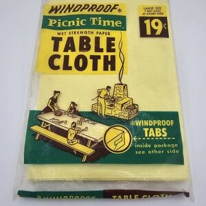 Vintage Picnic Tablecloth